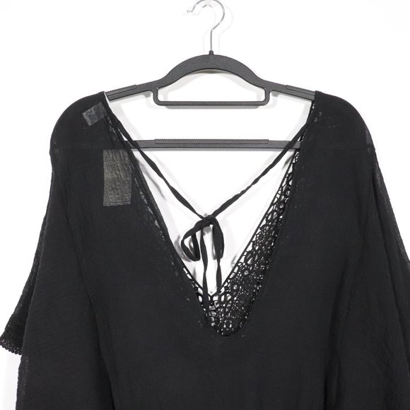 NWT Eberjey X Revolve Liberty Romper in Black Size S/M - Picture 11 of 13